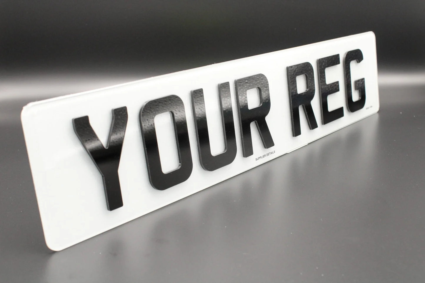4D Acrylic Reg Plates