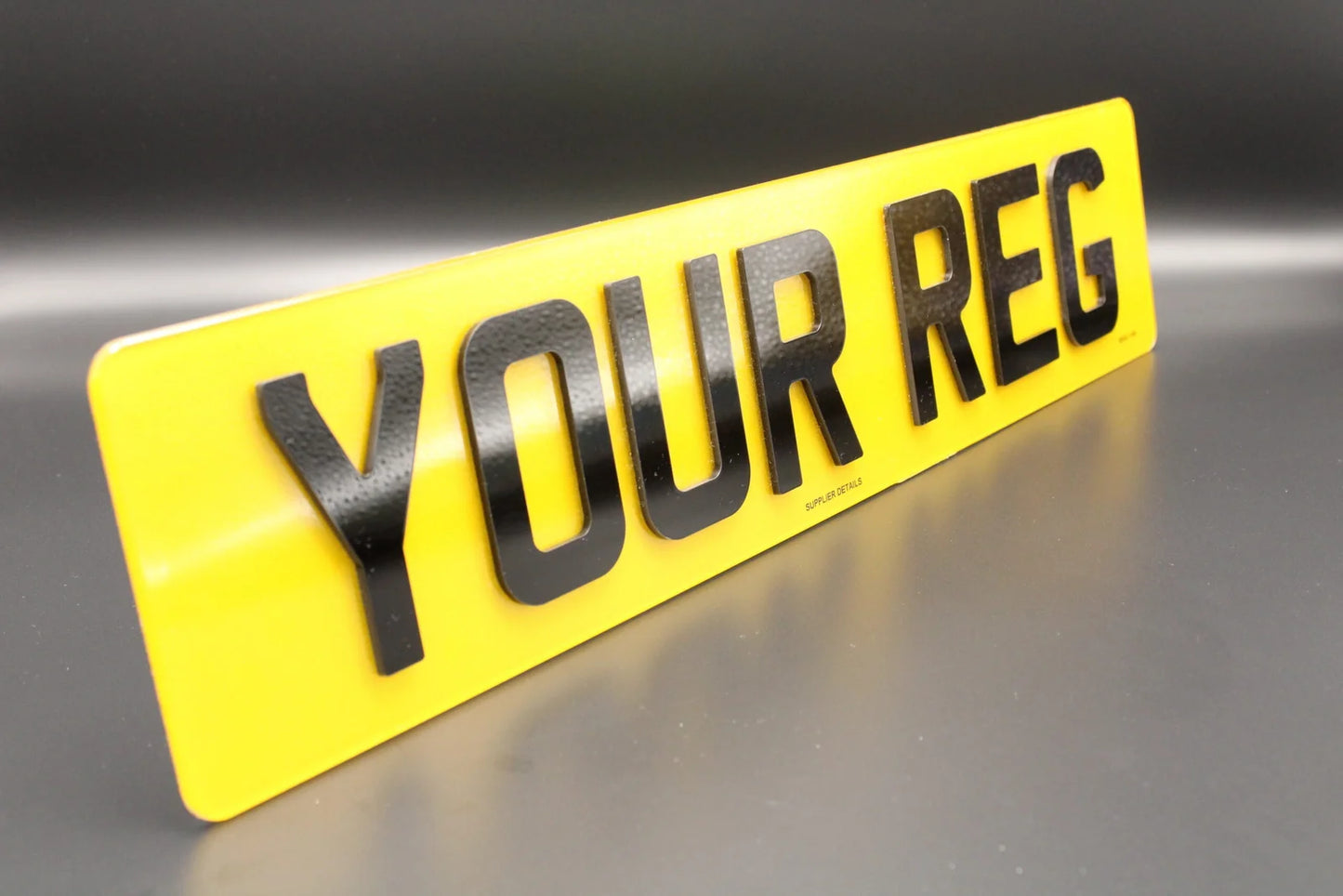 4D Acrylic Reg Plates